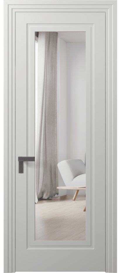 Дверь межкомнатная Rocca 8303 Матовый светло-серый Двустороннее зеркало, триплекс, 7 мм Каскадный компланарный наличник МССР Цена 65430 ₽ Наличники уже входят в базовый комплект. Фабрика дверей Волховец 8 (800) 551 43 19 Межкомнатная дверь Rocca 8303 Матовый светло-серый Двустороннее зеркало, триплекс, 7 мм Цена 65430 ₽ | Volhovec