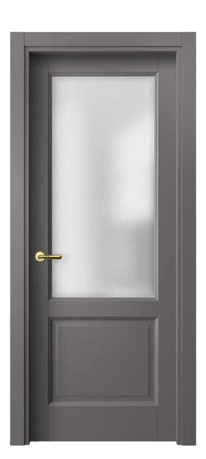 Межкомнатная дверь Галант 1422 Матовый классический серый Сатинированное стекло Цена 45440 ₽ | Volhovec