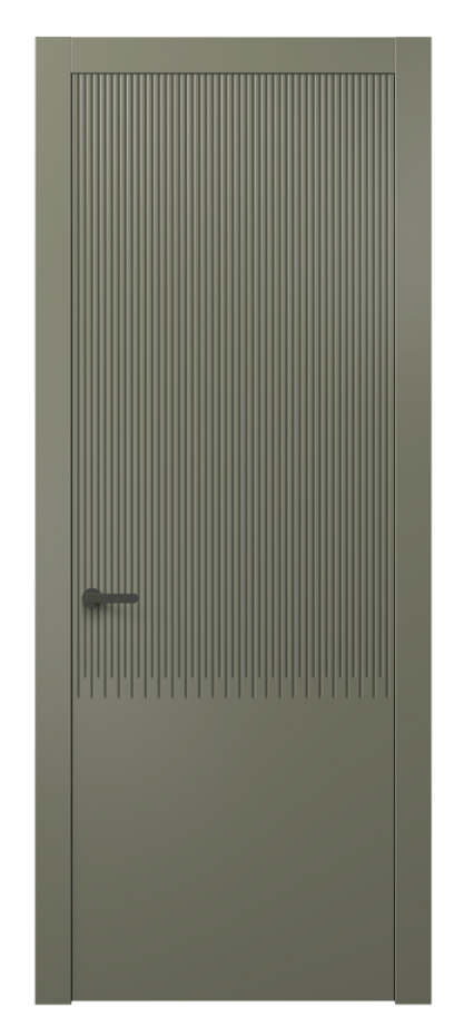 Межкомнатная дверь Dune АКП 8627 Матовый оливковый тёмный  Цена 56180 ₽ | Volhovec