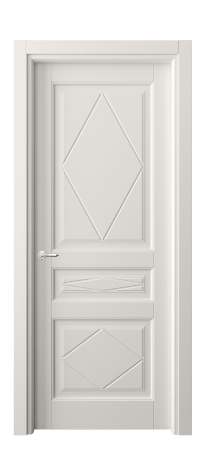 Межкомнатная дверь Тоскана Ромбо 6345 Матовый пудровый белый  Цена 109410 ₽ | Volhovec