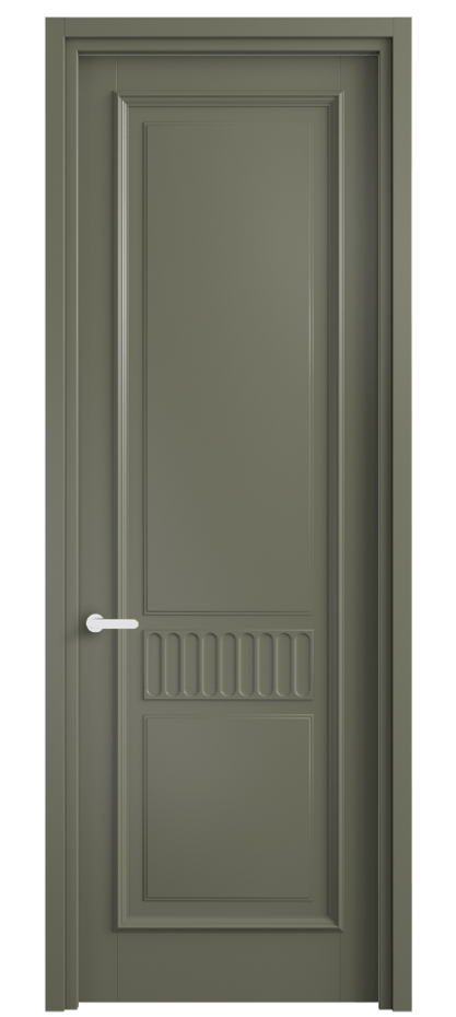 Межкомнатная дверь Шарм 6707 Матовый оливковый тёмный  Цена 106780 ₽ | Volhovec