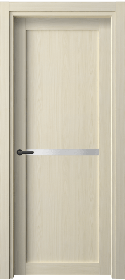 Межкомнатная дверь Нео 2112 Молочный ясень Сатинированное стекло Цена 34540 ₽ | Volhovec