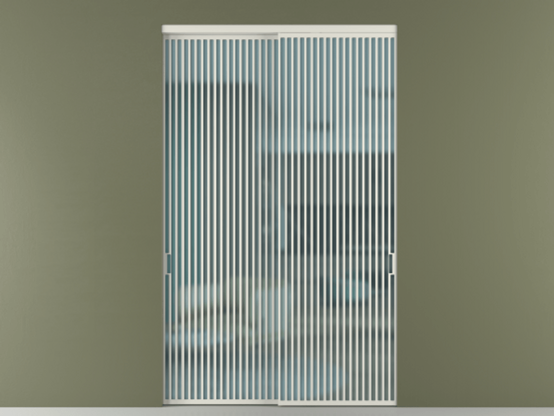 Перегородка Formato внутри проёма 2 створки АЛПР 040.06 Алюминий Белый Сатинированное голубое стекло, триплекс. Скрытый короб БЕЛ Цена 571620 ₽ 1. Полотно 2 шт. (800/2100 мм)
2. Комплект установки раздвижной системы
3. Базовый комплект фурнитуры
4.Ручка RONDO. Фабрика дверей Волховец 8 (800) 551 43 19 Перегородка Formato внутри проёма 2 створки АЛПР 040.06 Алюминий Белый Сатинированное голубое стекло, триплекс Цена 571620 ₽ | Volhovec