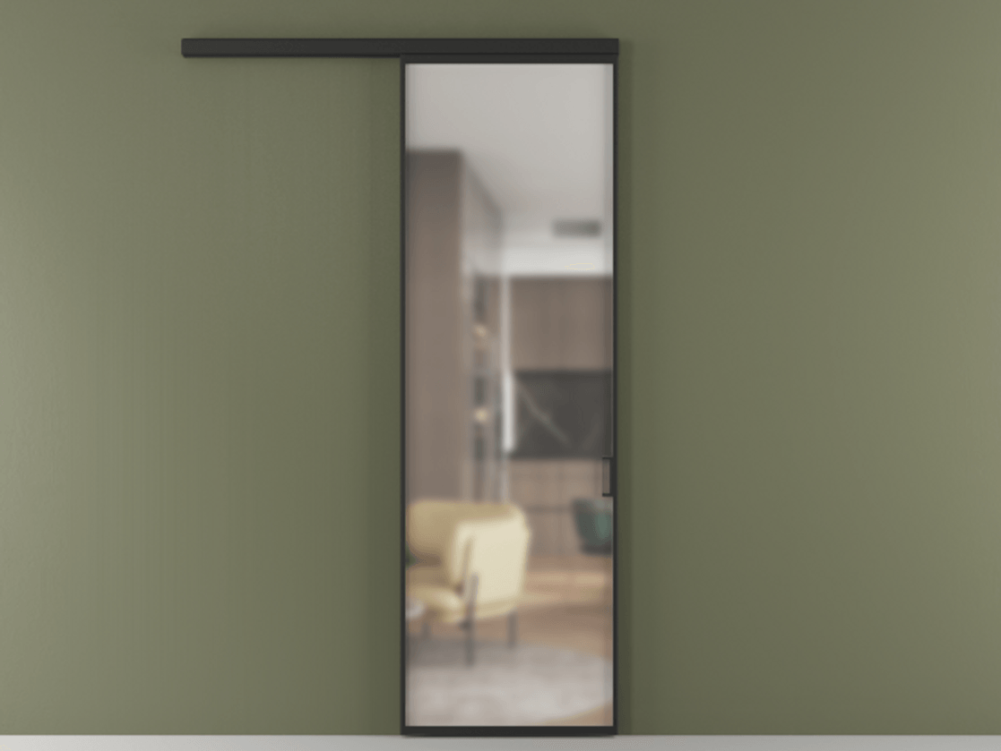 Перегородка Formato вдоль стены одностворчатая #VENDORCODE# #FURNISH# #GLASS# Цена #PRICE#  | Volhovec