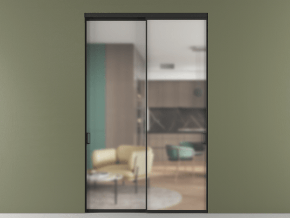 Перегородка Formato внутри проёма двустворчатая #VENDORCODE# #FURNISH# #GLASS# Цена #PRICE#  | Volhovec