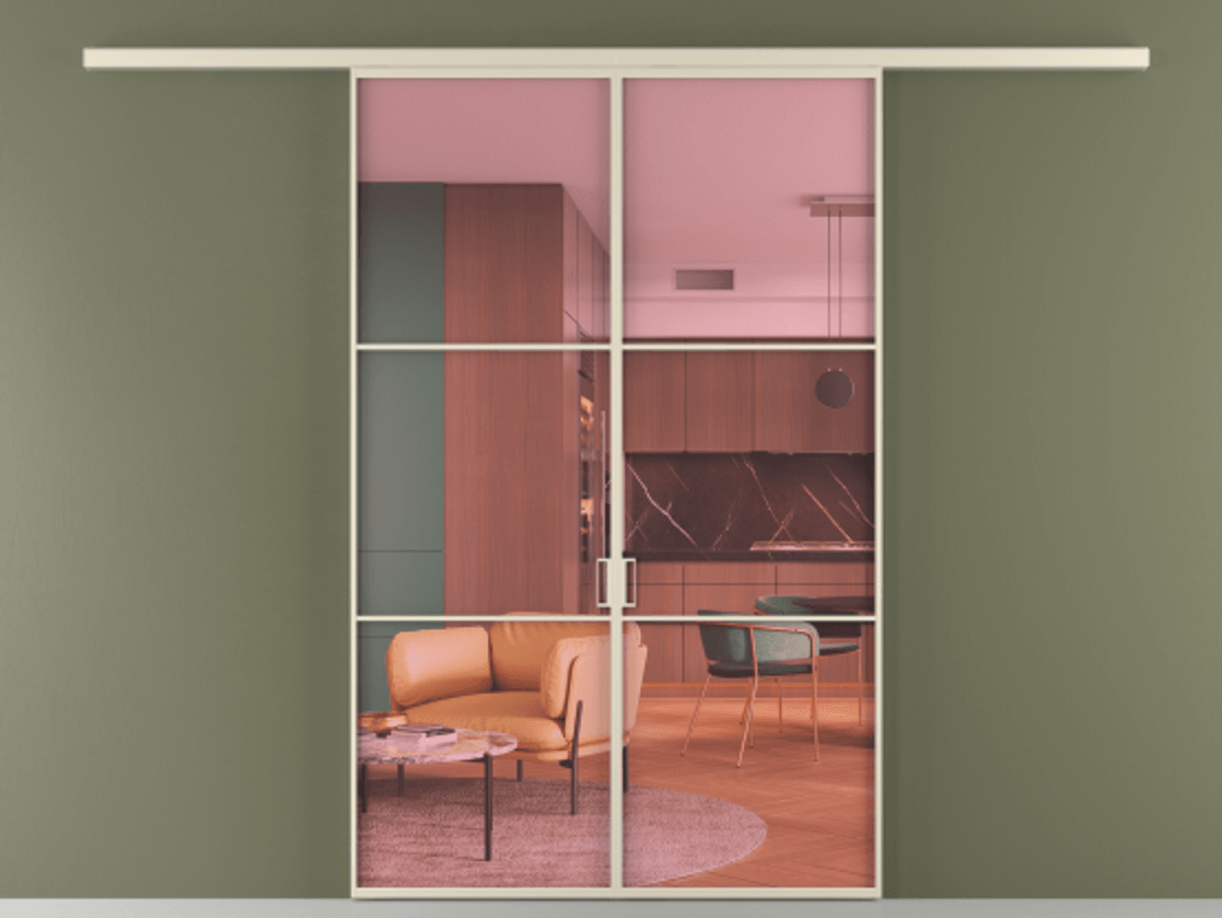 Перегородка Formato вдоль стены 2 створки АЛПР 040.03 Алюминий бежево-серый Прозрачное розовое стекло, триплекс. Цена 205220 ₽ 1. Полотно 2 шт. (800/2100 мм)
2. Комплект установки раздвижной системы
3. Базовый комплект фурнитуры
4.Ручка RONDO
. Фабрика дверей Волховец 8 (800) 551 43 19 Перегородка Formato вдоль стены 2 створки АЛПР 040.03 Алюминий бежево-серый Прозрачное розовое стекло, триплекс Цена 205220 ₽ | Volhovec