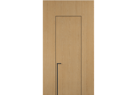 Панели для отделки стен Стеновая панель Фрезерованные Дуб золотой матовый. Цвет Дуб золотой матовый. Материал Шпон Naturwood. Коллекция Фрезерованные. Картинка.