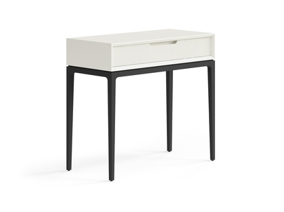 Мебель Консоль Velvet 1 ящик. Цвет Матовый молочно-белый. Материал Гладкая эмаль. Коллекция Консоль Velvet 1 ящик. Фото. Мебель Консоль Velvet 1 ящик. Цвет Матовый молочно-белый. Материал Гладкая эмаль. Коллекция Консоль Velvet 1 ящик. Картинка.