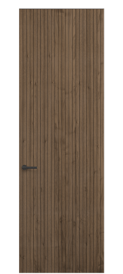 Дверь межкомнатная ПУ 0019 ОМДМ. Цвет Орех медный матовый. Материал Шпон Naturwood. Коллекция Select. Картинка.