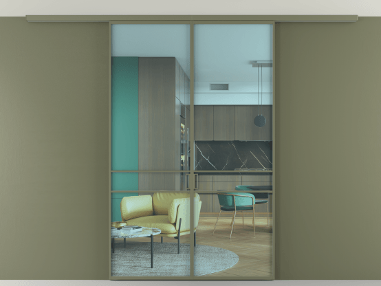 Алюминевая перегородка АЛПР 040.02_АОТ_ПРОЗ ГОЛ_new. Цвет Алюминий оливковый тёмный. Материал Алюминий в эмали. Коллекция Перегородка Formato вдоль стены на потолок 2 створки. Фото. Алюминевая перегородка АЛПР 040.02_АОТ_ПРОЗ ГОЛ_new. Цвет Алюминий оливковый тёмный. Материал Алюминий в эмали. Коллекция Перегородка Formato вдоль стены на потолок 2 створки. Картинка.