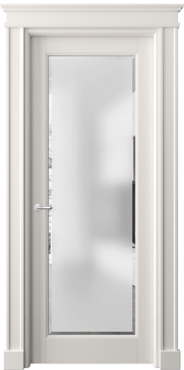 Дверь межкомнатная 6300 БПБЛ САТ-Ф. Цвет Бук пудровый белый. Материал Массив бука эмаль. Коллекция Toscana Elegante. Картинка.