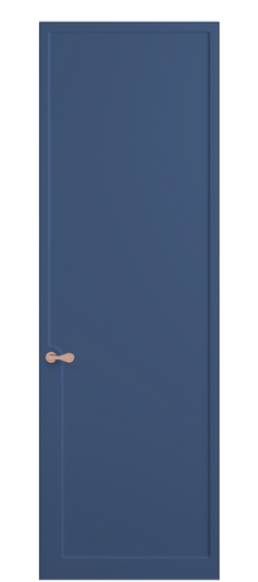 Дверь межкомнатная 7502 Отдалённо-синий RAL 5023. Цвет RAL Отдалённо-синий RAL 5023. Материал Гладкая эмаль. Коллекция Softform. Картинка.
