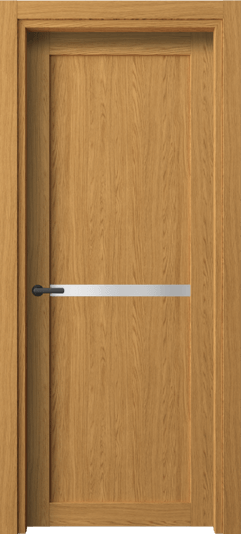 Дверь межкомнатная 2112 ВНД САТ. Цвет Ванильный дуб. Материал Ламинатин. Коллекция Нео. Картинка.