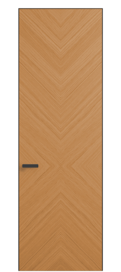 Дверь межкомнатная ПУ 0205 ДМНМР Дуб миндальный матовый. Цвет Дуб миндальный матовый рифт. Материал Радиальный шпон Naturwood. Коллекция Rift. Картинка.