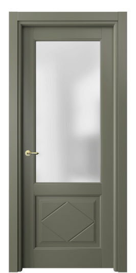 Межкомнатная дверь 6342 МОТ САТ. Цвет Матовый оливковый тёмный. Материал Гладкая эмаль. Коллекция Тоскана Ромбо. Фото. Дверь межкомнатная 6342 МОТ САТ. Цвет Матовый оливковый тёмный. Материал Гладкая эмаль. Коллекция Тоскана Ромбо. Картинка.