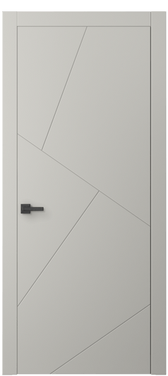 Дверь межкомнатная АКП 8058 МТСР. Цвет Матовый тёплый серый. Материал Гладкая эмаль. Коллекция Linea. Картинка.