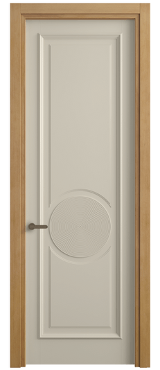 Дверь межкомнатная 6719 ББСР. Цвет Бук бежево-серый. Материал Массив бука эмаль. Коллекция Charm. Картинка.