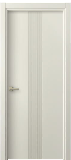 Дверь межкомнатная 8042 ММБ . Цвет Матовый молочно-белый. Материал Гладкая эмаль. Коллекция Linea. Картинка.
