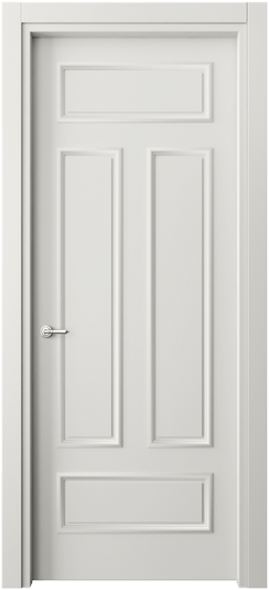 Дверь межкомнатная 8143 МСР. Цвет Матовый серый. Материал Гладкая эмаль. Коллекция Paris. Картинка.
