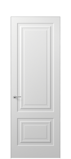 Дверь межкомнатная 8451 МБЛ. Цвет Матовый белоснежный. Материал Гладкая эмаль. Коллекция Mascot. Картинка.