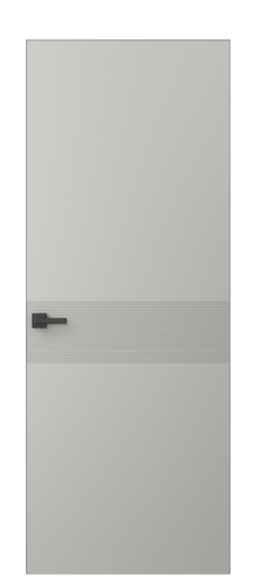 Дверь межкомнатная 8041 МТСР. Цвет Матовый тёплый серый. Материал Гладкая эмаль. Коллекция Linea. Картинка.