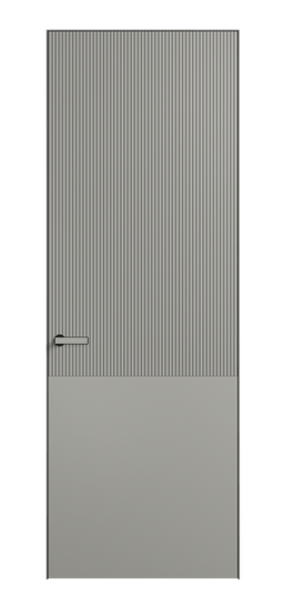 Дверь межкомнатная АКП 8205 МНСР Матовый нейтральный серый. Цвет Матовый нейтральный серый. Материал Гладкая эмаль. Коллекция Вельвет. Картинка.