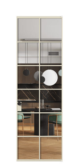 Межкомнатная дверь АЛПЛ040.05 АБСР Crystalvision. Цвет Алюминий бежево-серый. Материал Алюминий в эмали. Коллекция Формато. Фото. Дверь межкомнатная АЛПЛ040.05 АБСР Crystalvision. Цвет Алюминий бежево-серый. Материал Алюминий в эмали. Коллекция Формато. Картинка.