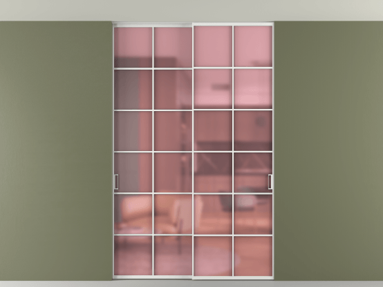 Алюминевая перегородка АЛПР 040.05_АБЛ_САТ РОЗ_new. Цвет Алюминий белоснежный. Материал Алюминий в эмали. Коллекция Перегородка Formato внутри проёма скрытое крепление в потолок 2 створки. Фото. Алюминевая перегородка АЛПР 040.05_АБЛ_САТ РОЗ_new. Цвет Алюминий белоснежный. Материал Алюминий в эмали. Коллекция Перегородка Formato внутри проёма скрытое крепление в потолок 2 створки. Картинка.