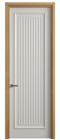 Дверь межкомнатная 6701 БС. Цвет Бук серый. Материал Массив бука эмаль. Коллекция Charm. Картинка.