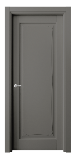 Дверь межкомнатная 6321 МКЛС . Цвет Матовый классический серый. Материал Гладкая эмаль. Коллекция Тоскана Элегантэ. Картинка.