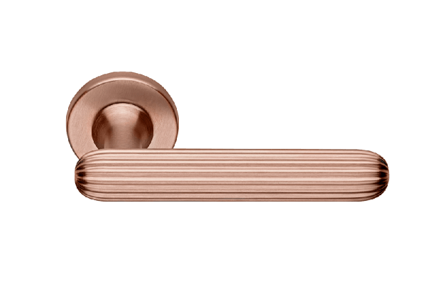 Ручки для дверей Ручка дверная Цеппелин. Цвет Матовая медь PVD. Коллекция Цеппелин. Картинка.