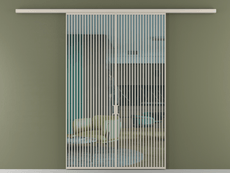 Перегородка Formato вдоль стены 2 створки