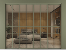 Перегородка Formato внутри проёма четырёхстворчатая