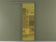 Перегородка Formato вдоль стены 1 створка