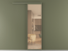 Перегородка Формато вдоль стены 1 створка