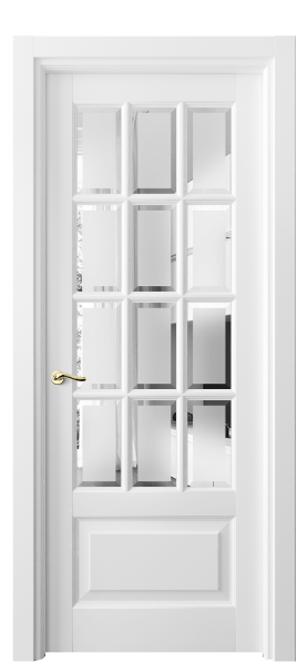 Дверь межкомнатная 0728 ББЛ САТ-Ф. Цвет Бук белоснежный. Материал Массив бука эмаль. Коллекция Lignum. Картинка.