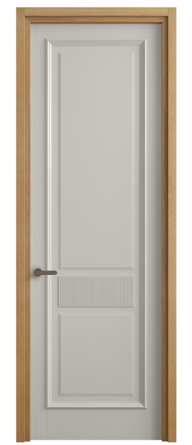 Дверь межкомнатная 6717 БОС. Цвет Бук облачный серый. Материал Массив бука эмаль. Коллекция Charm. Картинка.