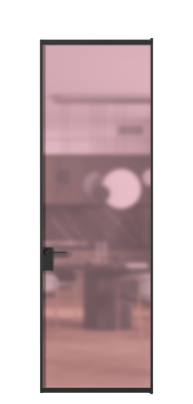 Дверь межкомнатная АЛПЛ040.01 САТ РОЗ ЧЕР. Цвет Алюминий Черный. Материал Алюминий. Коллекция Формато. Картинка.