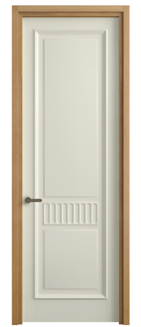 Дверь межкомнатная 6707 БМБ. Цвет Бук молочно-белый. Материал Массив бука эмаль. Коллекция Шарм. Картинка.